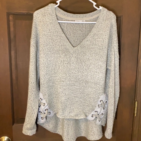 Dex Gray Knit Sweater - Picture 1 of 3
